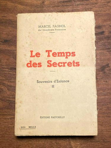 Marcel pagnol temps des - marcel, le