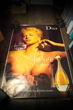 DIOR CHARLIZE THERON E Large French Vintage Advertising Fashion Poster Original