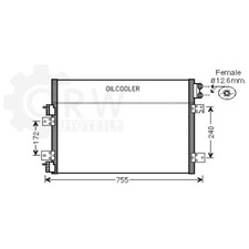 Condensateur Climatisation Condenseur à Air Chrysler pour Jeep Sebring Cabriolet