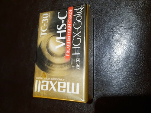 Maxell vhs hgx gold 30 - maxell, hgx-gold