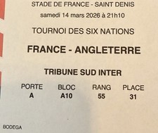 6 BILLETS BLOC A10 RUGBY