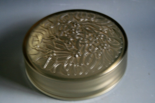 Art deco verlys glass - glass, box