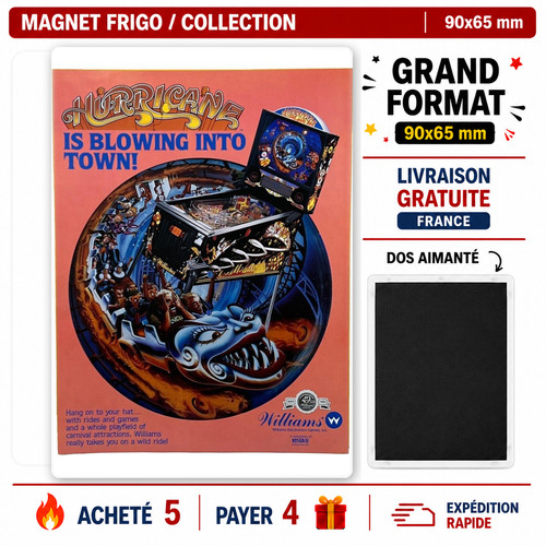 Magnet frigo flipper - magnet,