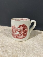 Tasse Café Ancienne Terre De Fer Décor Bordeaux