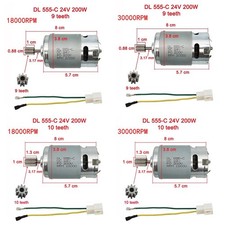 555 C 24V moteur grande