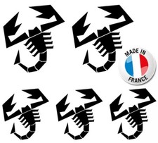 5 STICKERS SCORPION FIAT