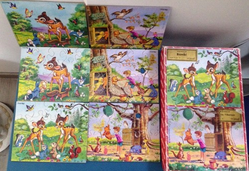 Lot anciens puzzles bois - 4,