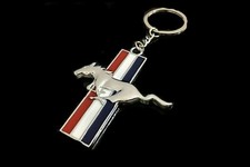 Porte clé   Ford Mustang logo double face neuf sous blister 