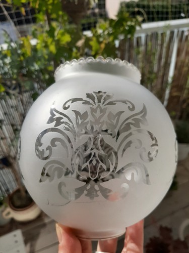 Globes verre gravé - ou, 2