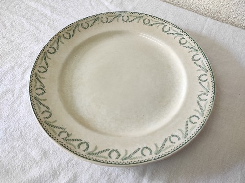 Ancienne assiette plate - ancienne,