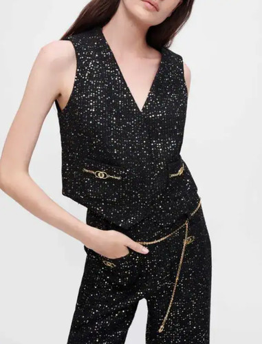 Maje women black - women's, sequins