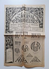 Journal des brodeuses octobre 1955