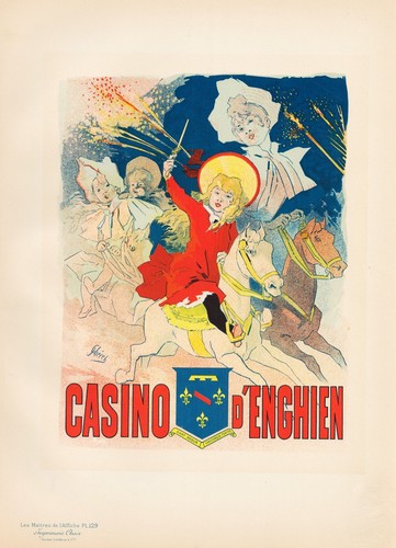 Affiche art nouveau casino - art,