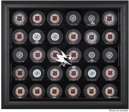 Sharks puck black - 30-puck,