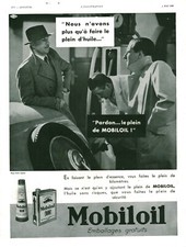 Publicité ancienne huile