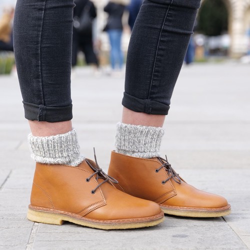 Desert boots femme cuir - desert,
