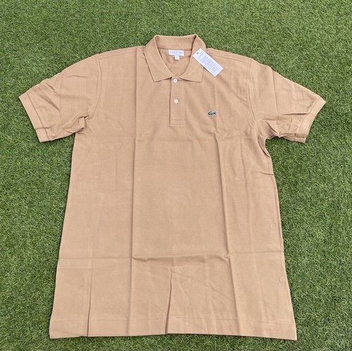 Polo homme lacoste camel - polo,