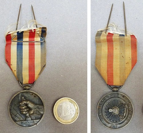 Medaille des cheminots bronze - cheminots,