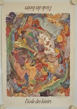 Affiche ECOLE DES LOISIRS - PHILIPPE DUMAS