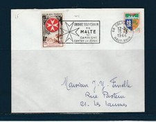 FRe env.  ordre souverain de Malte campagne contre la lèpre 68 Colmar  1966