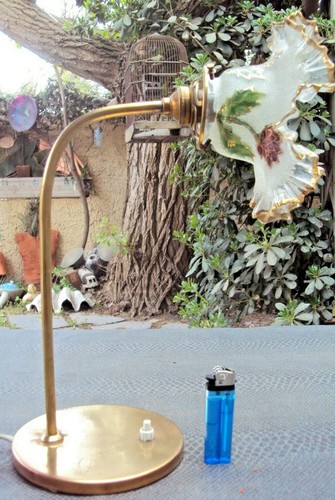 Lampe laiton tulipe - lampe,
