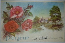 Carte postale ancienne thiel - carte,