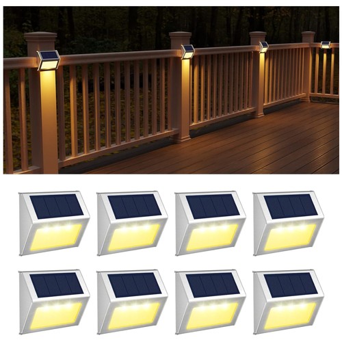 Backyard fences post - post, led