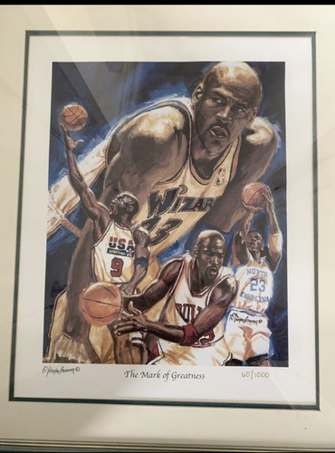 Michael jordan 16x20 framed - jordan,