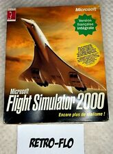 Microsoft Flight Simulator 2000 - Jeu PC Big Box Complet Comme NEUF RARE