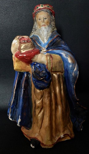 Statue santon roi mage - , xxème