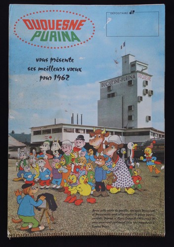 Calendrier 1962 duquesne - calendrier,