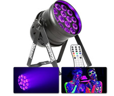 Lumière noire  14 x 15w LED (trés puissant, pilotage par télécommande ou DMX)