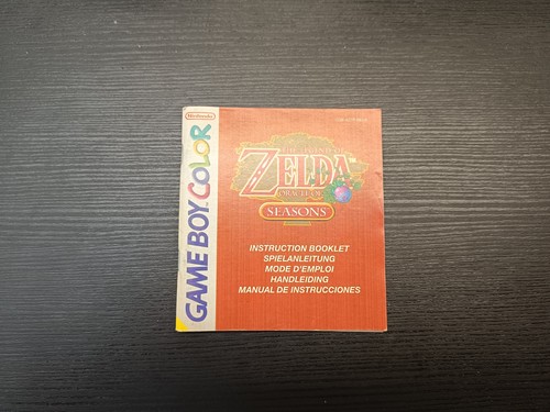 Notice seule zelda oracle - notice,