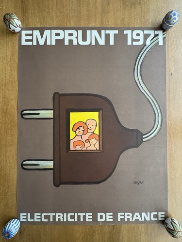 Affiche originale emprunt - affiche,