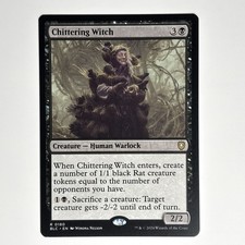 CHITTERING WITCH MTG BLC - CARTE MAGIC THE GATHERING EN NEUF