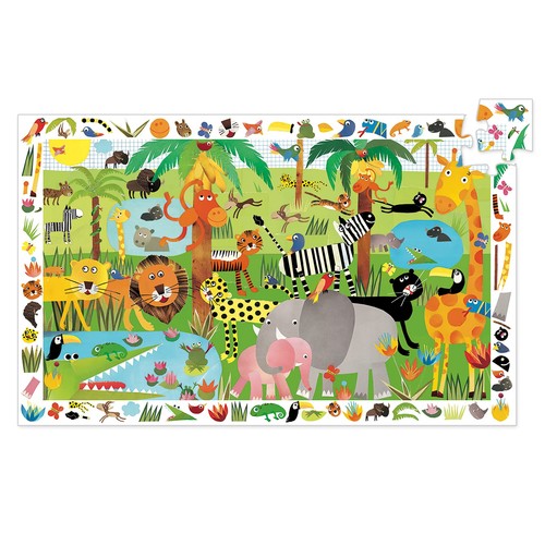 Puzzle observation jungle 35 - puzzle,
