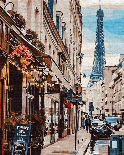 Peinture par numéros cadre - , en