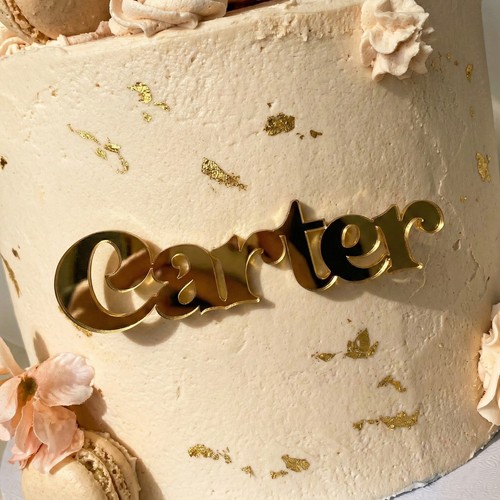 Gâteau personnalisé prénom - gâteau,