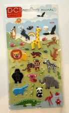 A1 Zoo Animal Puffy Sticker