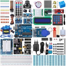 Kit Electronique Compatible avec Arduino Complet Carte Starter Kit avec Bread...