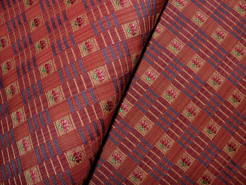 Rideau tissu jacquard motif - tissu,