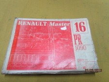 RENAULT MASTER CATALOGUE DE