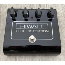 Pédale d'effets de distorsion Hiwatt Tube Distortion + alimentation #D