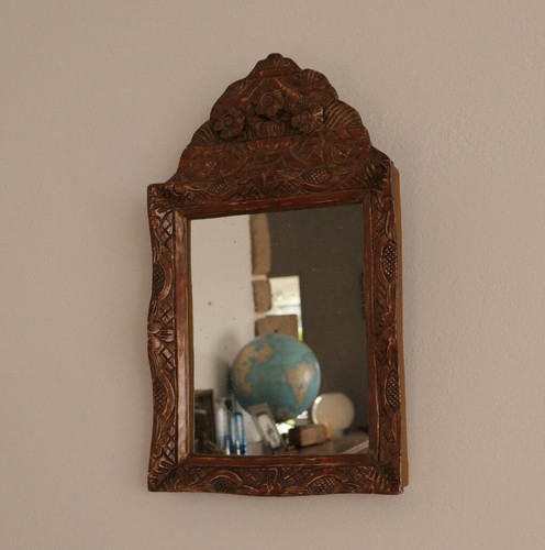 Ancien petit miroir - petit,