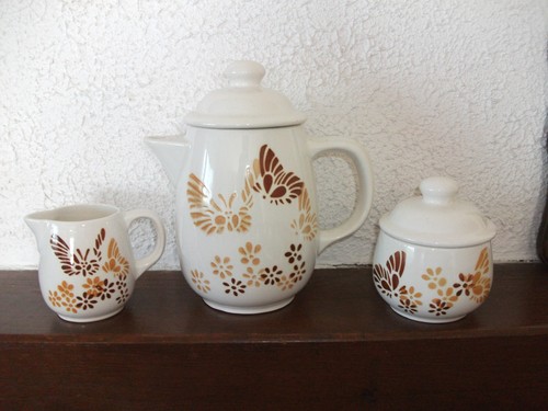 Theiere sucrier pot lait - sucrier,