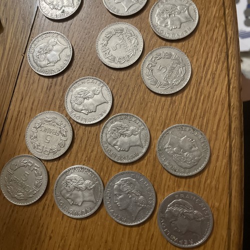 Lot pièces 5 francs - 20,