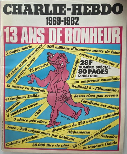 Charlie hebdo special number - charlie,