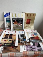 10 Anciens Magazine ELLE Décoration Année 98 Deco Meuble n 70 à 79 rétro Deco