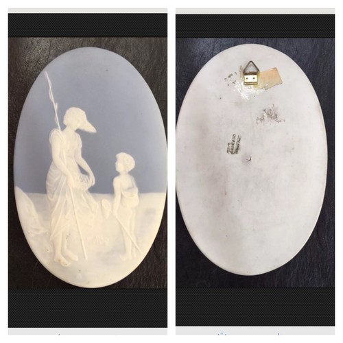 Plaque ovale biscuit - en,