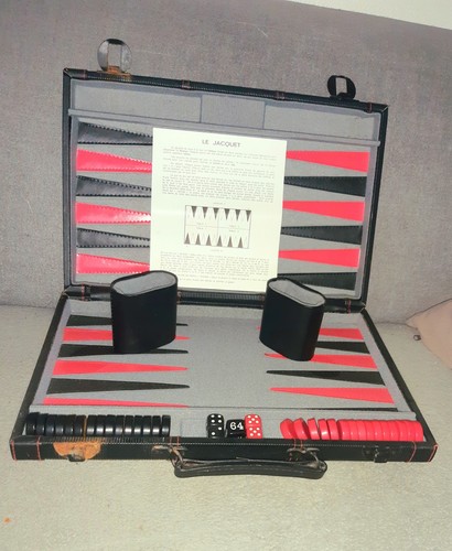 Malette luxe jeu backgammon - malette, de